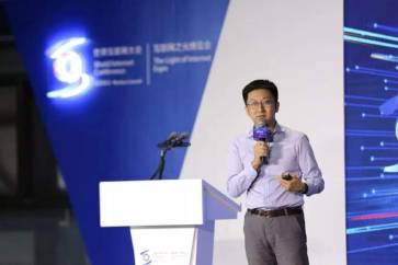 UClub Josh Zhang delivers speech
